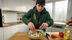 Sałatka „pięciominutka” z tuńczykiem — lekka, a naprawdę sycąca (bez gotowania)